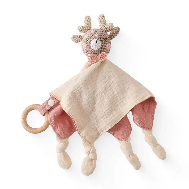 Baby Sleeping Doll With Appease Teether Elk