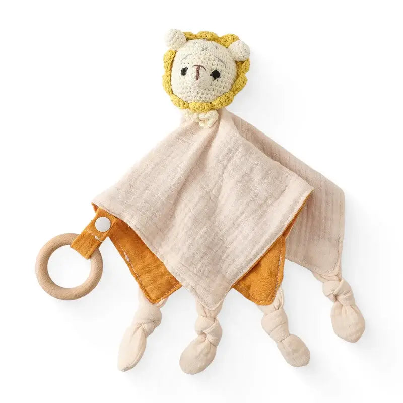 Baby Sleeping Doll With Appease Teether Lion