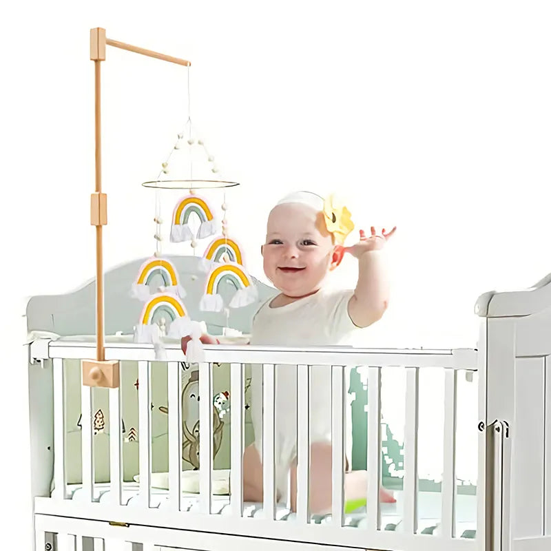 Montessori Baby Crib Mobile Arm