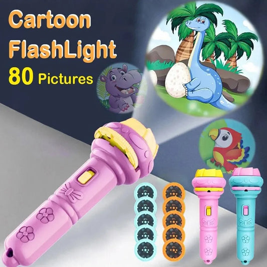 Flashlight-Toy-Baby-Cognition-Bedtime-Education