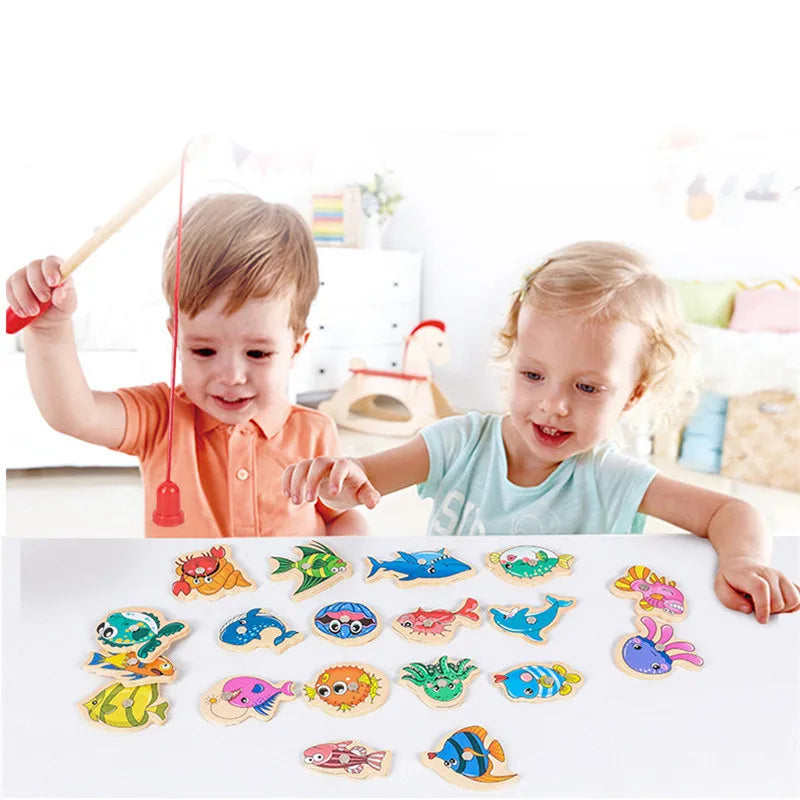 Infant-Montessori-Wooden-MagneticFishing-Toys