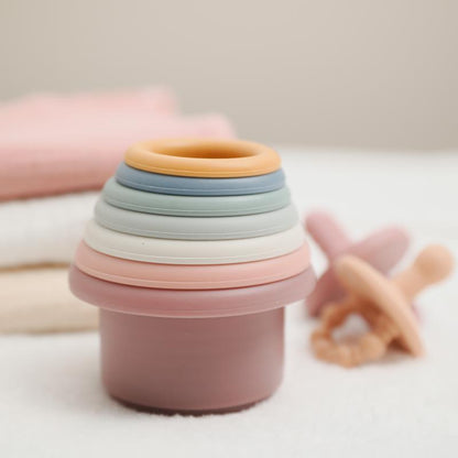 Montessori-7-Pieces-Silicone-Baby-Stacking-Cups