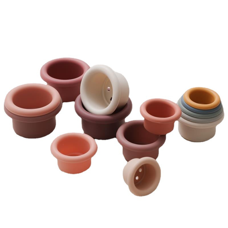 Montessori-Soft-Silicone-Baby-Stacking-Cups