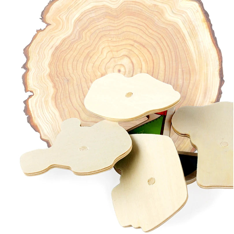 Natural Wood Kids Jigsaw Toy