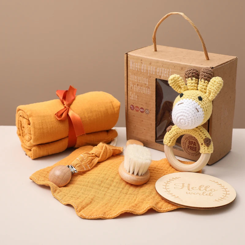 6PCS Montessori Baby Gift Shower Set