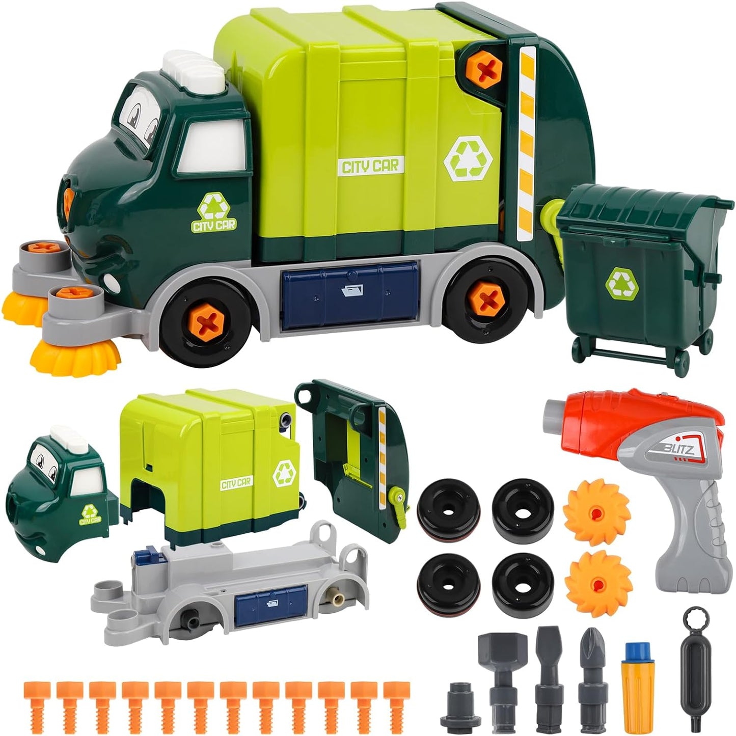 Take-Apart-Toy-Garbage-Truck