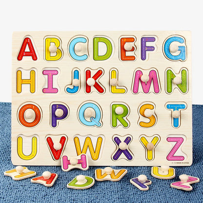 Toddler Jigsaw Alphabet Letters Learning Toy