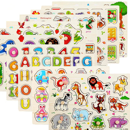 Wooden Puzzle Learning DIY Toys